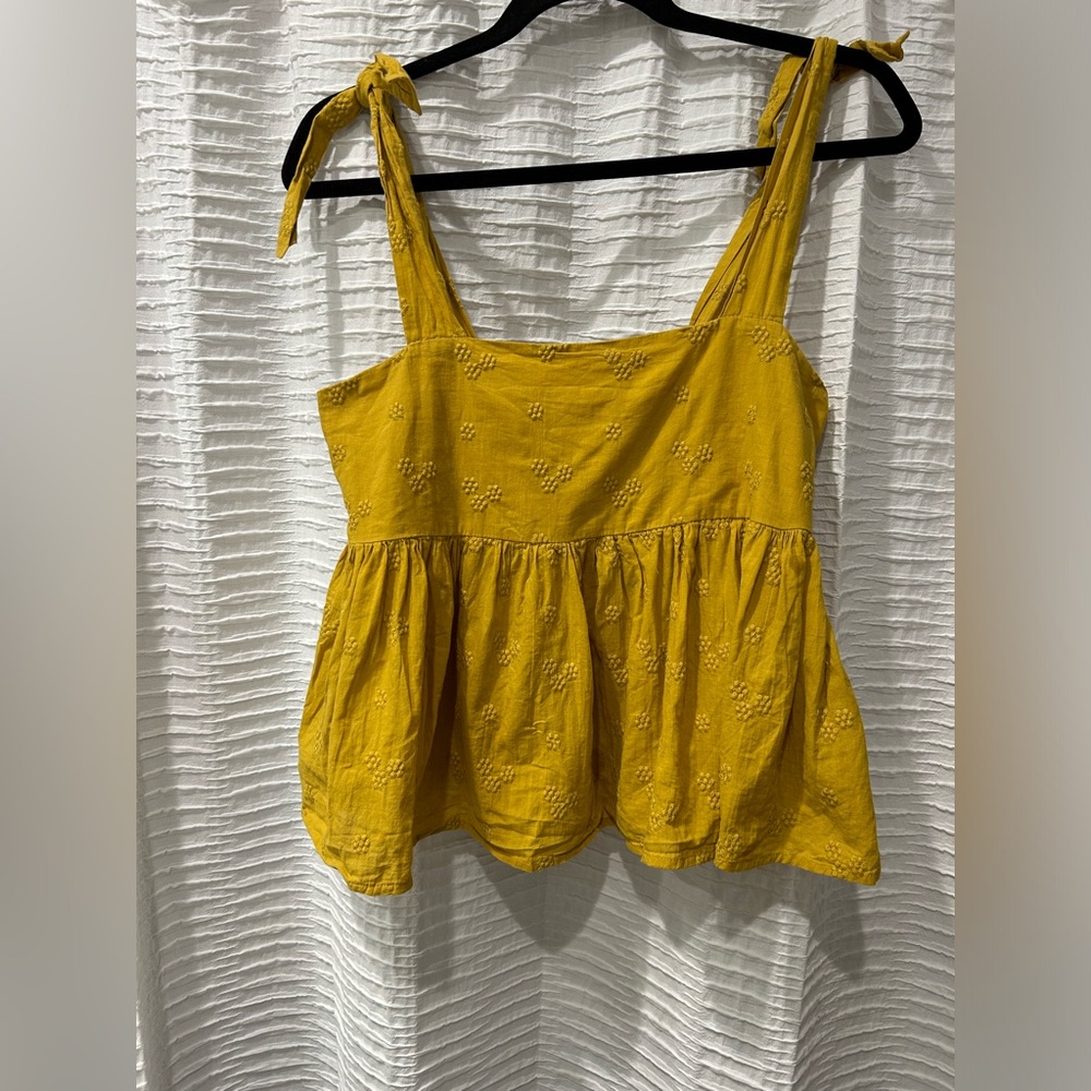 Cotton Tie-strap Tank Top